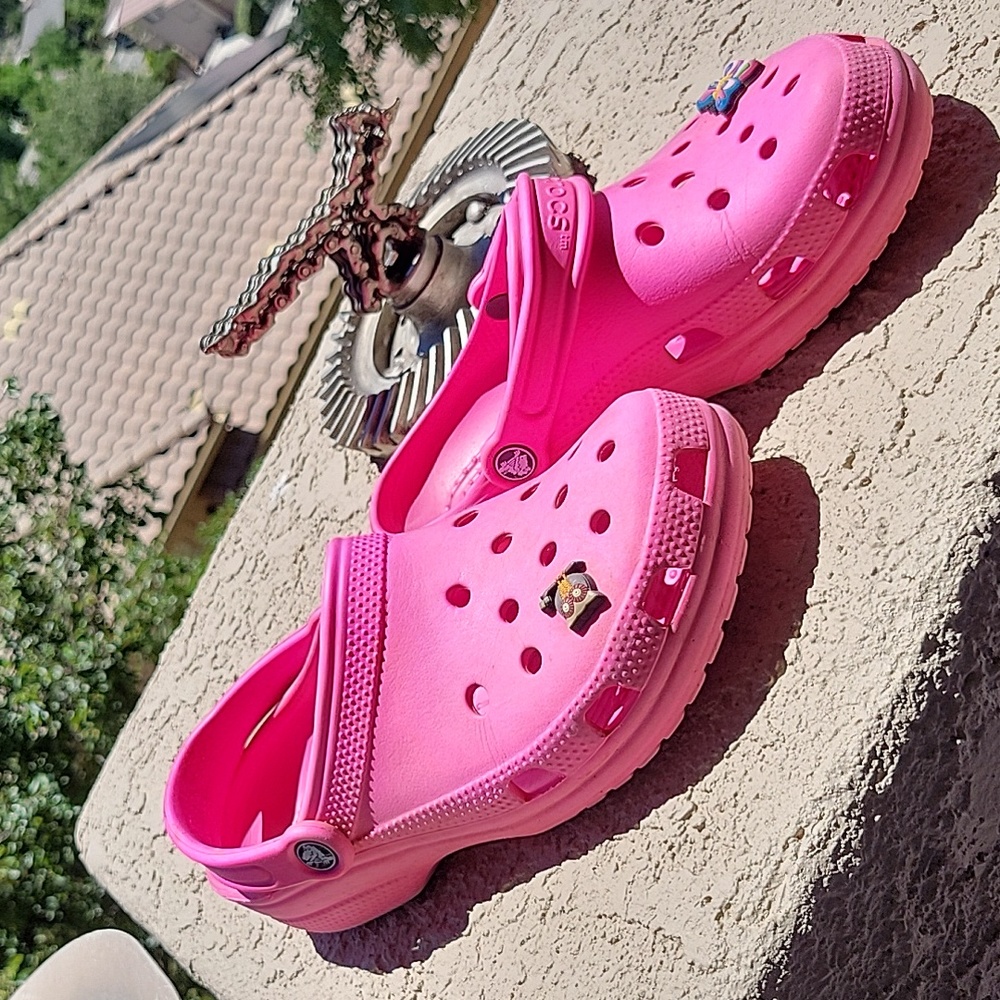 Pink CROCS